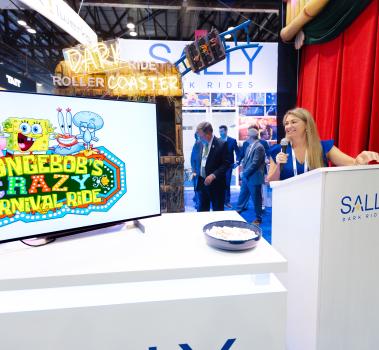 Announcement from Sally Dark Rides at IAAPA Expo 2023