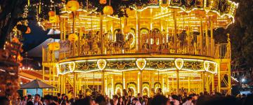Chimelong Group carousel ride during Halloween