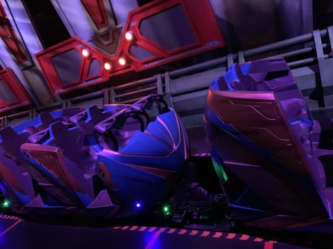 Guardians of the Galaxy: Cosmic Rewind ride vehicles 