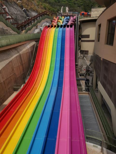 Ocean Park Hong Kong's new mat racer slides