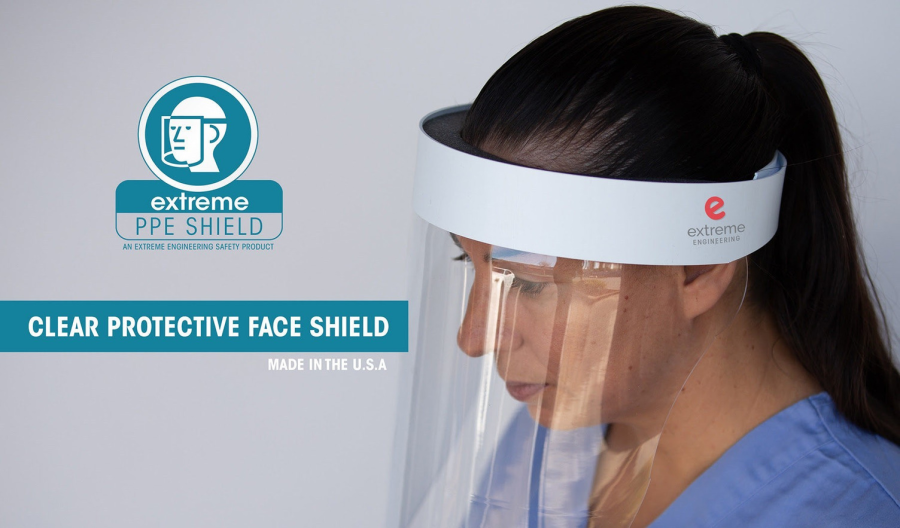 Extreme PPE Shield provided by Extreme Engineering