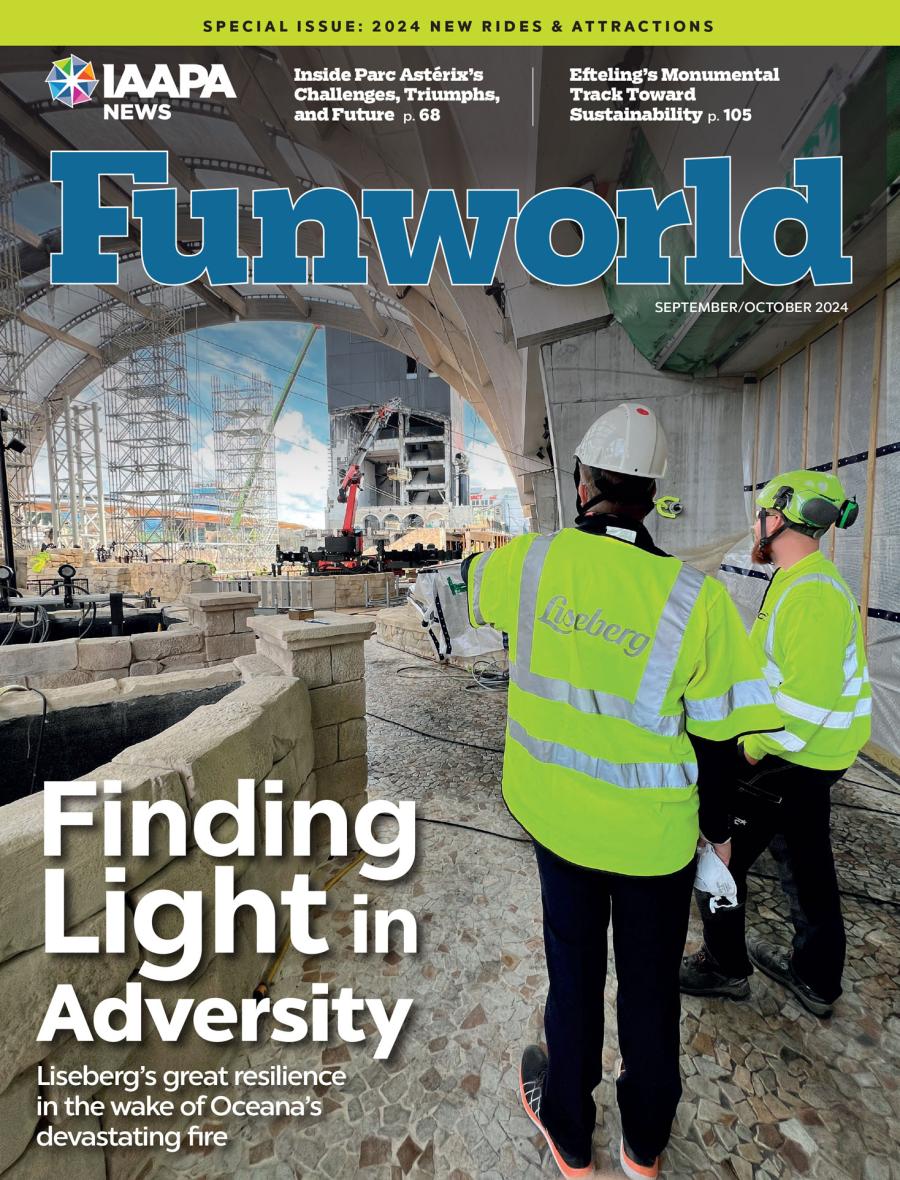 Cover of the September/October 2024 issue of IAAPA's Funworld magazine