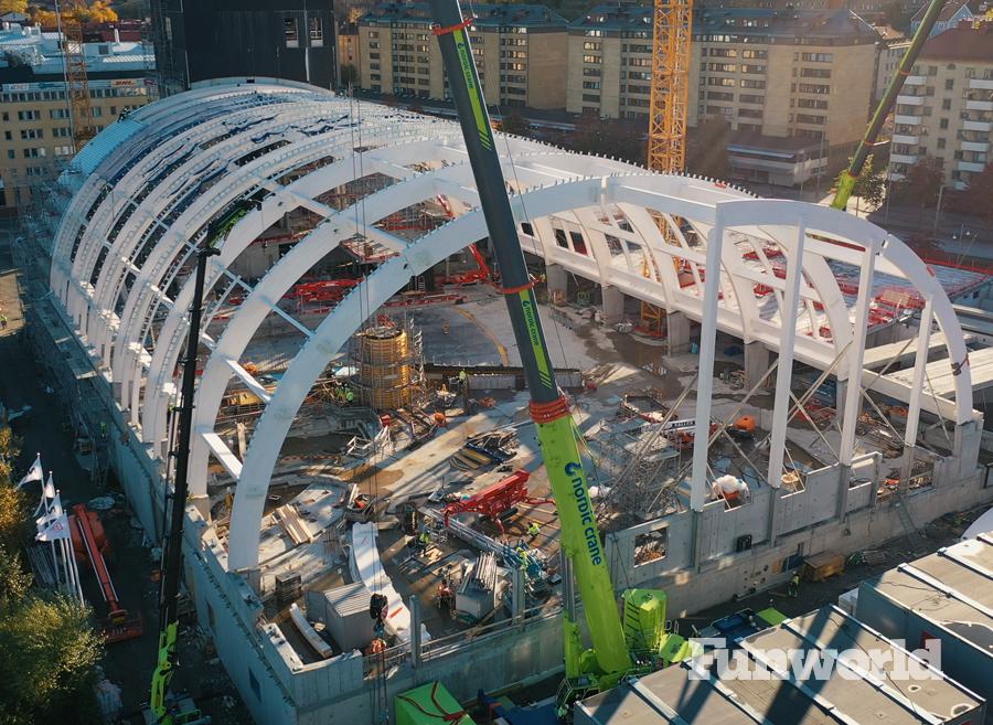 liseberg oceana nearly construction aerial view