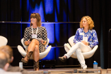 women onstage at IAAPA Expo
